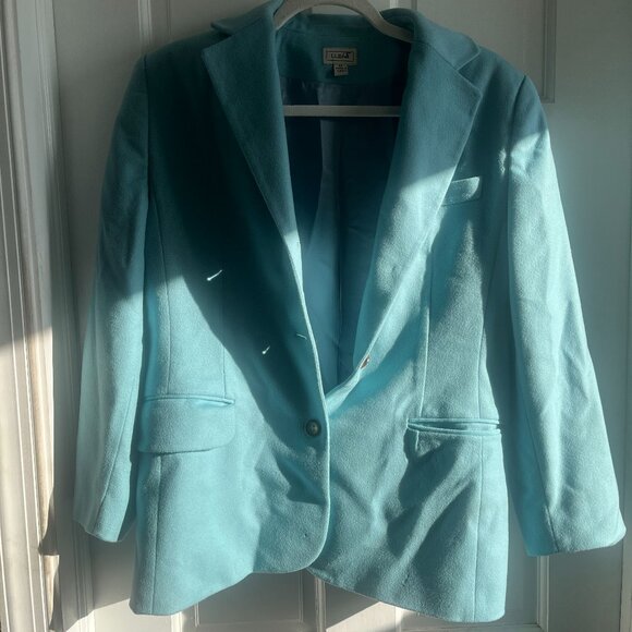 Vintage LL Bean Wool Cashmere Blazer - Picture 1 of 1